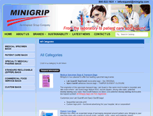 Tablet Screenshot of products.minigrip.com