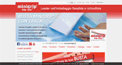 Desktop Screenshot of minigrip.it